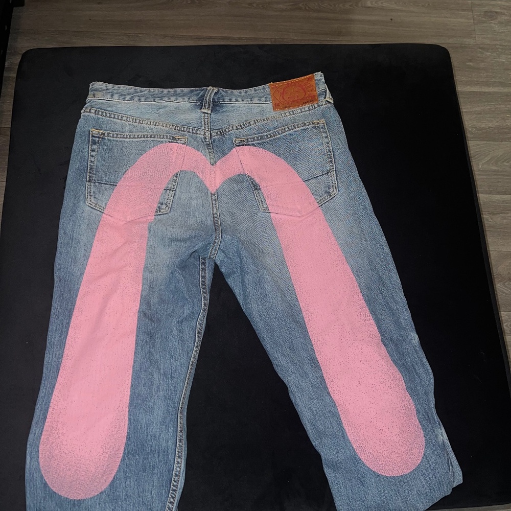 Evisu Jeans Daicock Print Baggy-Fit Jeans #2000